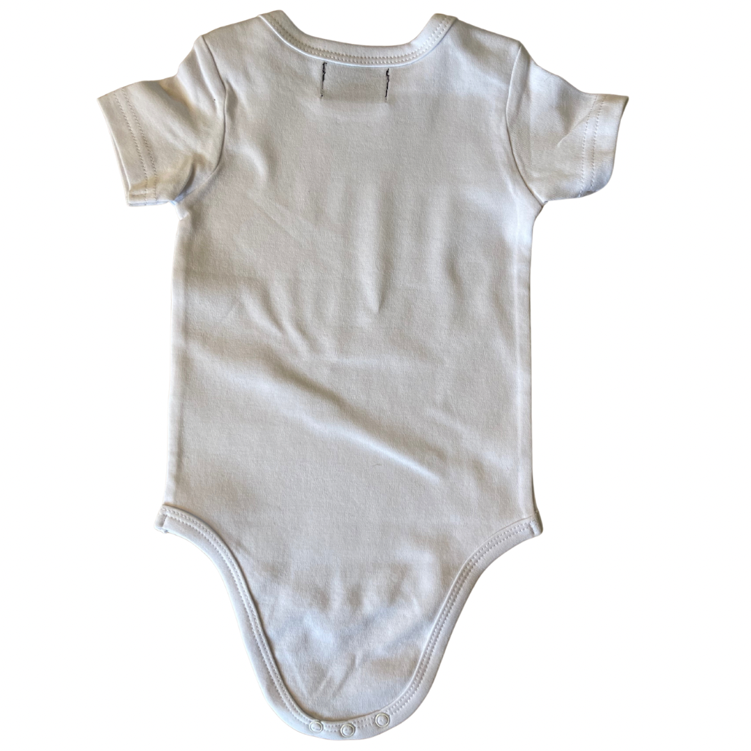 winsome gentleman dope little human onesie back